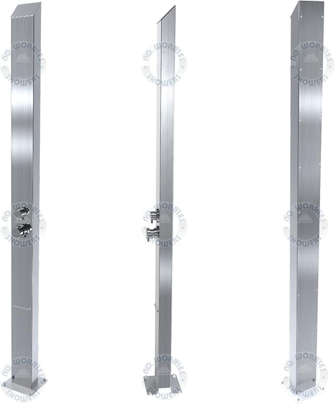 Outdoor Shower Toorak 316 Marine Grade Stainless Steel Panel-No Rust! Perfect - Image 3