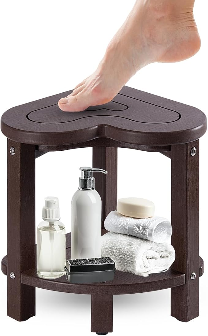 UHA Corner Shower Stool for Inside Shower by Uha