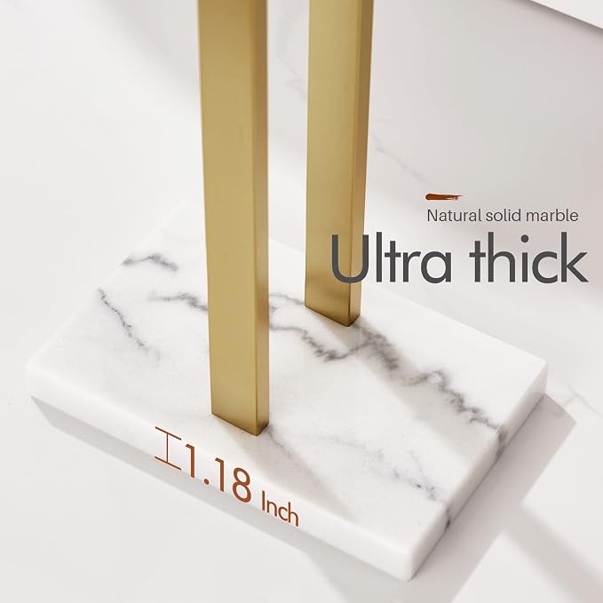 KOKOSIRI Standing Towel Rack for Bathroom Floor 2-Tier Towel Holder Free Stand - Image 7