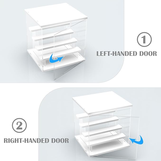 Choowin 5 Tier Clear Acrylic Lighted Display Case - Image 6