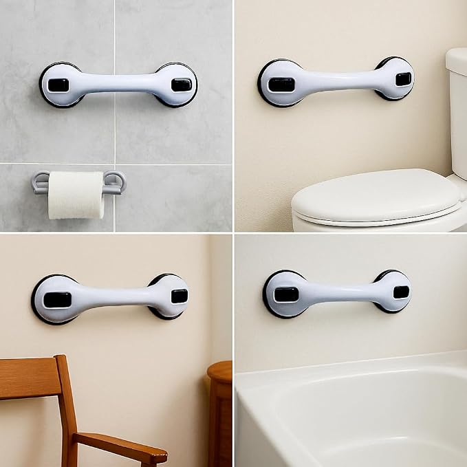 2 Pack Grab Bars for Bathtubs and Showers, Shower Handles for Elderly Seniors - Image 3