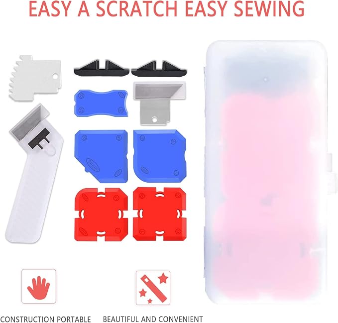 11 Piece Set ，Professional Caulking Tool Kit - Image 6