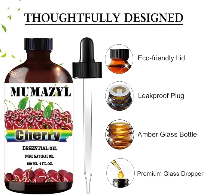 Cherry Essential Oil, Cherry Oil 4 Fl Oz 120ML - Image 2