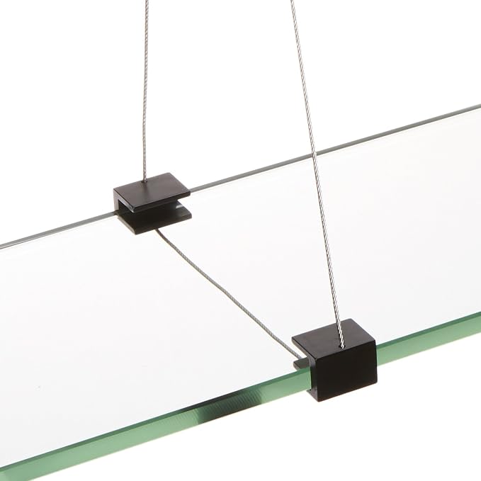 Spancraft Glass CR-4.75x12-Black Crane Glass Shelf, 4.75" x 12" - Image 3