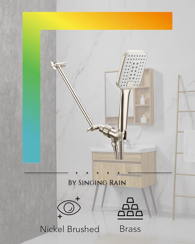 11 Inch Adjustable Shower Head Extension Arm - Image 8