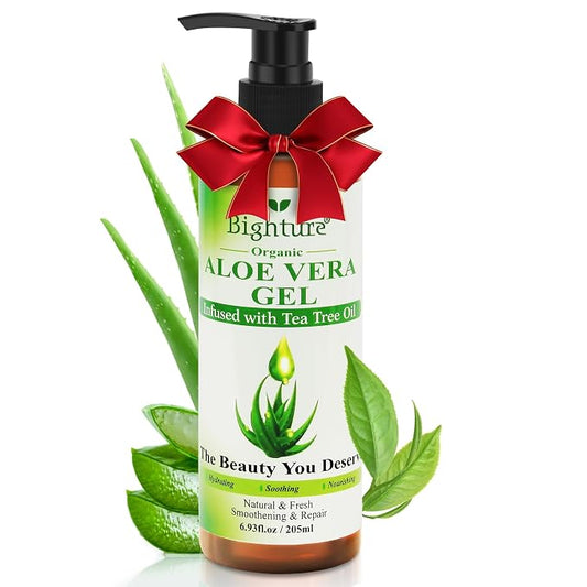 Aloe Vera Gel with Tea Tree Oil by BIGHTURE