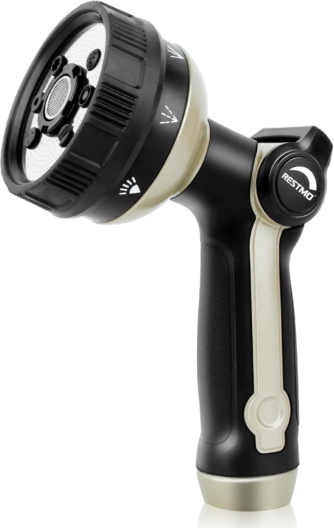 RESTMO Full Shower Hose Nozzle, Metal Spray Nozzle by Restmo