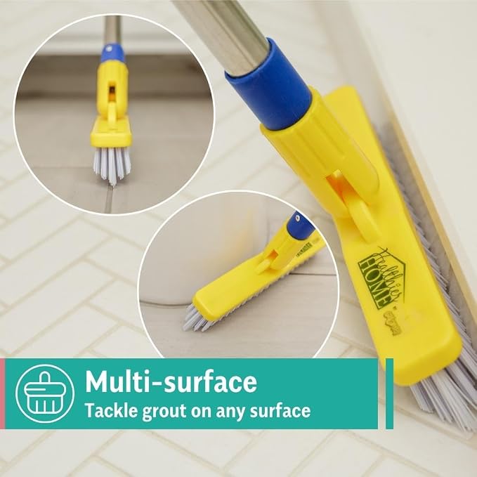 CHOMP! Grout Cleaner Bundle, Includes Long Handle Stand Up Brush, Refreshes - Image 2