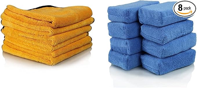 Chemical Guys Premium Microfiber Towel Bundle and Premium Grade Microfiber by ChemicalGuys