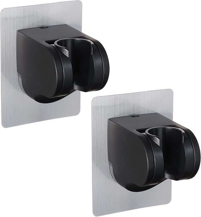 Shower Head Holder Strong Adhesive No Drilling Wall Mount Adjustable Handheld - Image 9