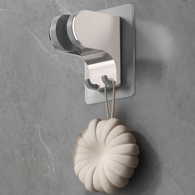 Hand Held Shower Head Holder Wall Mount, Shower Hose Holder Adhesive by HEROBAI