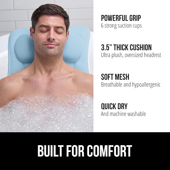 GORILLA GRIP Bath Pillow for Tub - Image 2