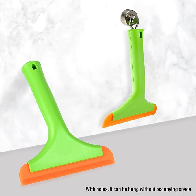 Gomake Small Silicone Squeegee Window Shower Squeegee, Auto Water Blade Squeegee - Image 7