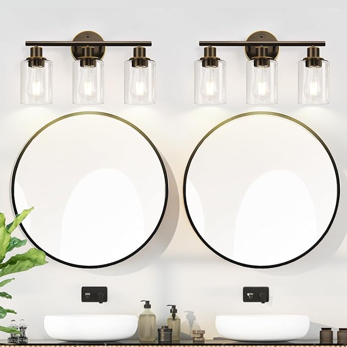 3-Light Bathroom Light Fixtures, Modern Vanity Light - Image 5