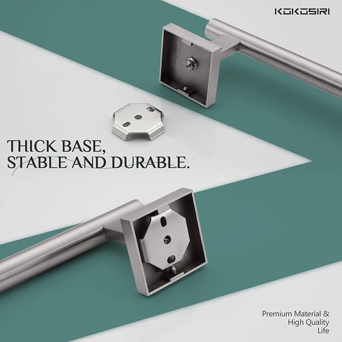 KOKOSIRI Towel Holder Bathroom Accessories Towel Bar - Image 7