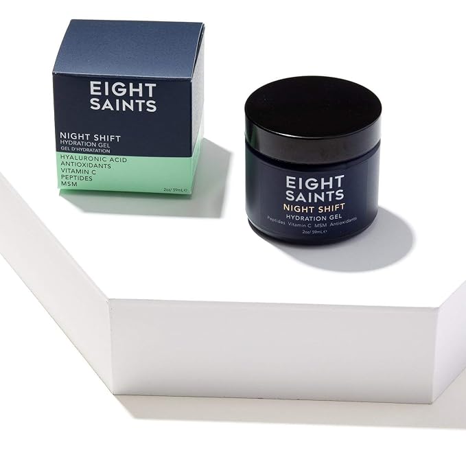 Eight Saints Night Shift Anti-Aging Gel Face Moisturizer, Natural and Organic - Image 2