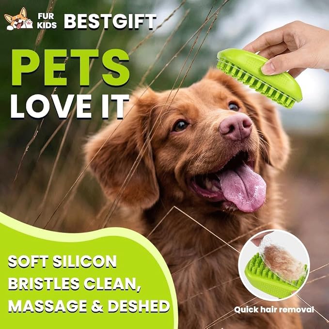 3PCS Dog Bath Brush | Dog Scrubber - Image 2