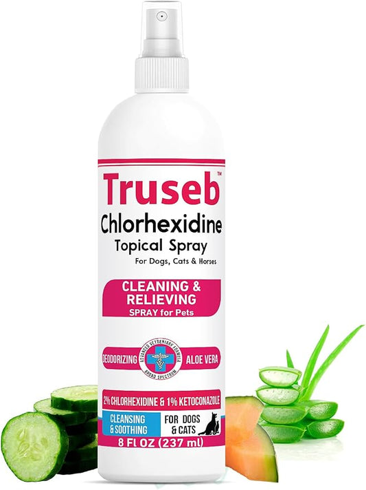 Truseb Topical Ketoconazole and Chlorhexidine Spray by Pet+Health+Pharma