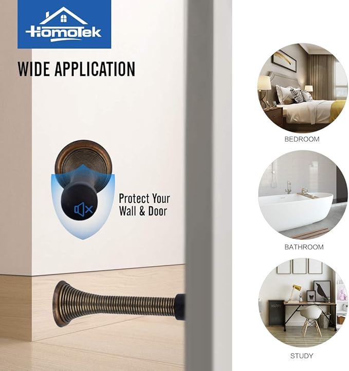 HOMOTEK 30 Pack Spring Door Stopper - Image 5