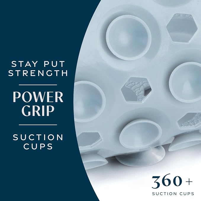 SlipX Solutions Power Grip Bathtub Safety Mat | Precision Grip Technology - Image 3