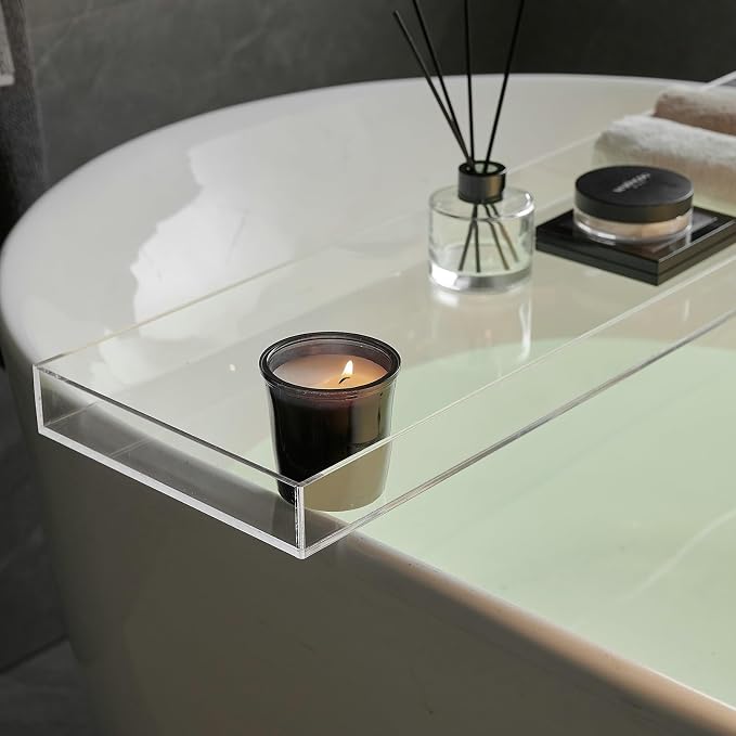 Clear Bathtub Tray AcrylicTub Rack - Image 3