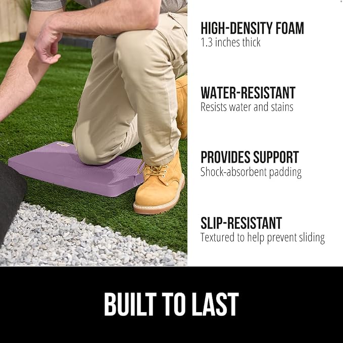 GORILLA GRIP Extra Thick Patent Pending Soft Foam Kneeling Pad, 2 PK, - Image 2
