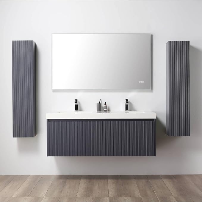 Blossom 60 Inch Double Sink Bathroom Vanity - Image 2