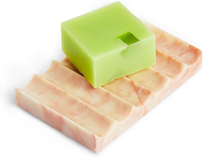 Luxurious Marble Soap Dish Jewelry Ring Tray - Image 2