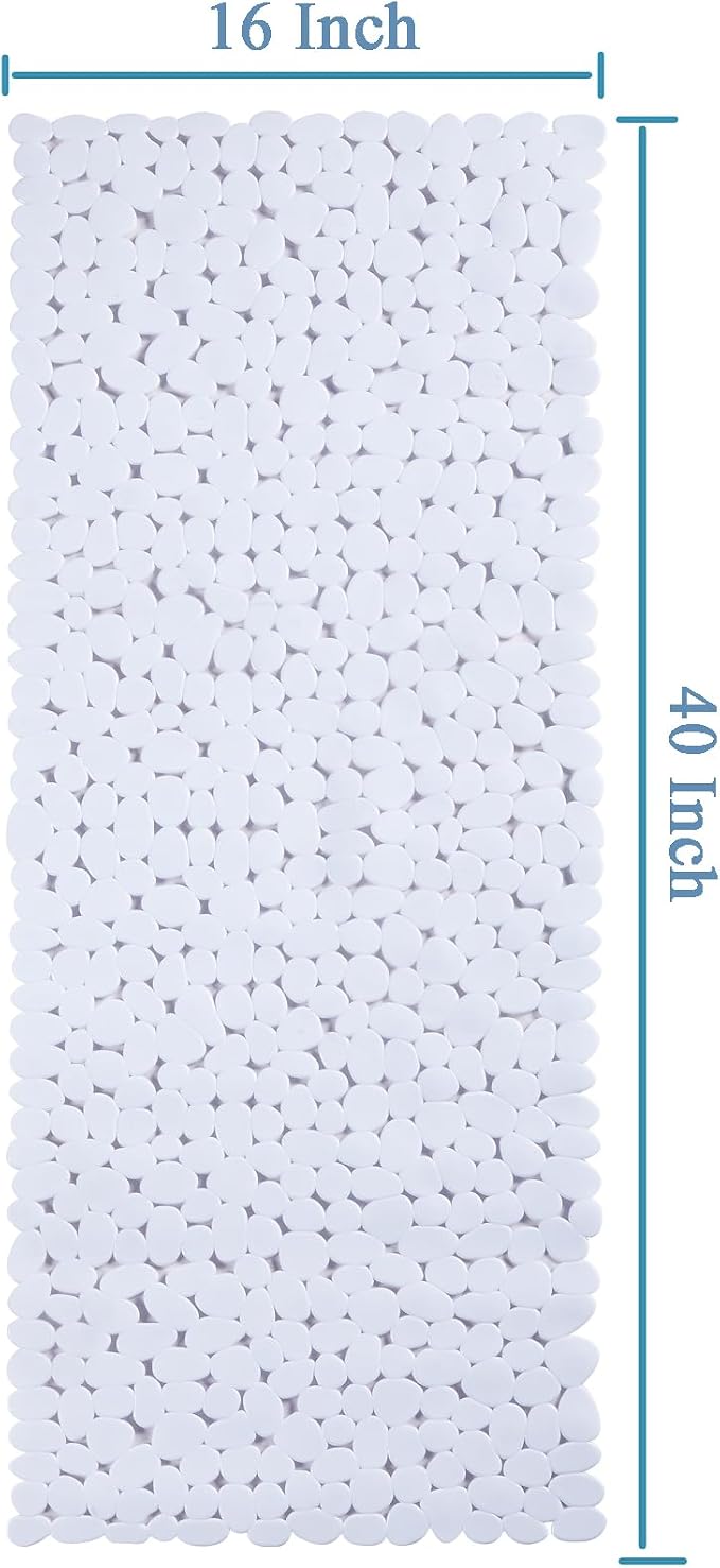 Bath Shower Mat Non Slip: Extra Large Pebble Bathtub mat - Image 2