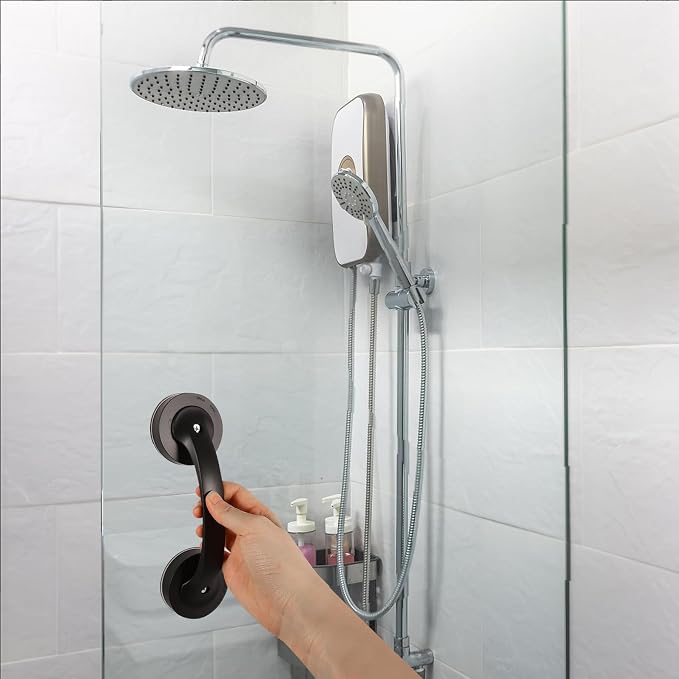 Toyvian Bathroom Suction Cup Grab Bar - Image 8