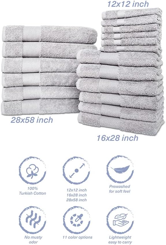 Hencely 18-Piece Bath Towel Set - Image 4