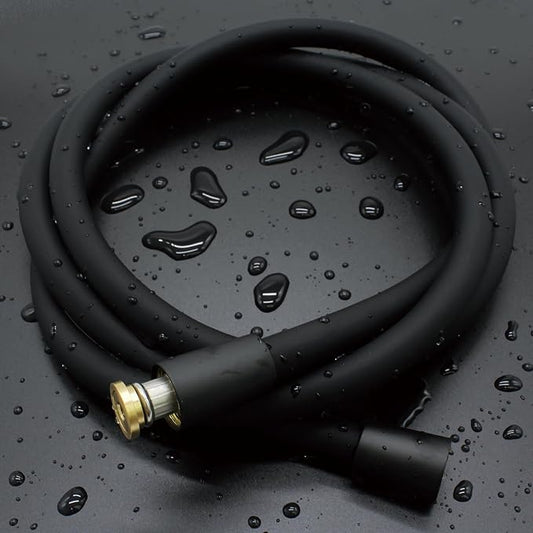 Shower hose, Ultra-Soft Silicone Shower Hose 59 Inches, Long Handheld Anti-Kink by BriskSpring