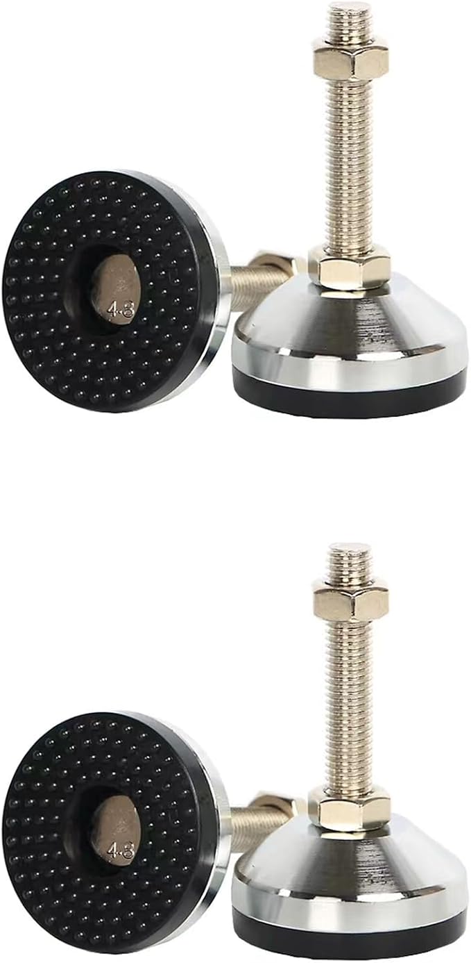 Heavy Duty Leveler Leg, Cabinet Leveling Feet, 2.36" Dia. Base, M12 Thread by Susenya