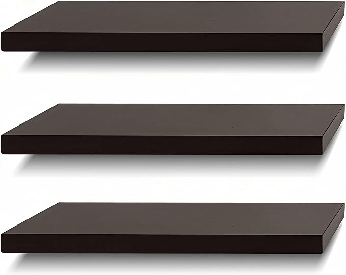 SAUMONIERES Floating Shelves Wall Shelf Solid Wood by Saumonieres