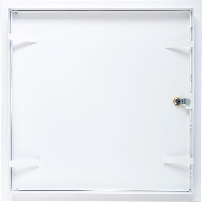 16" x 16" Lockable White Metal Access Panel. Service Shaft Door Panel - Image 8