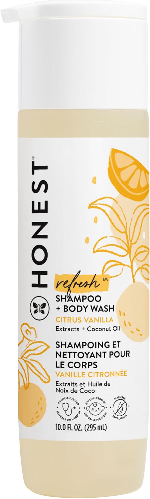 The Honest Company 2-in-1 Cleansing Shampoo Body Wash Gentle by TheHonestCompany