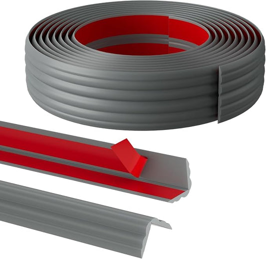 20FT Flexible Wall Corner Protector Moulding Trim, Peel and Stick Inside & by pluden