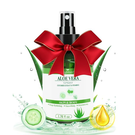 Aloe Vera Spray for Hydrating Nourishing Facial Skin in Winter, Aoe Vera Spray by BIGHTURE