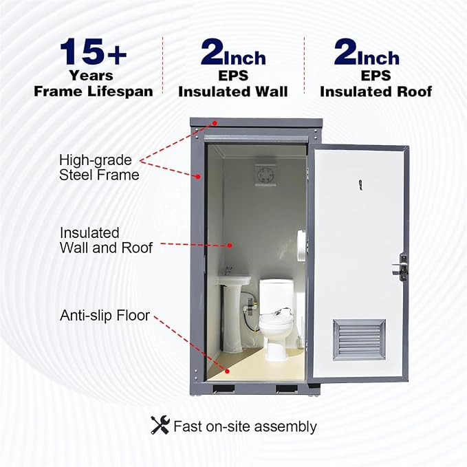 Outdoor Portable Restroom, Mobile Toilet - Image 4