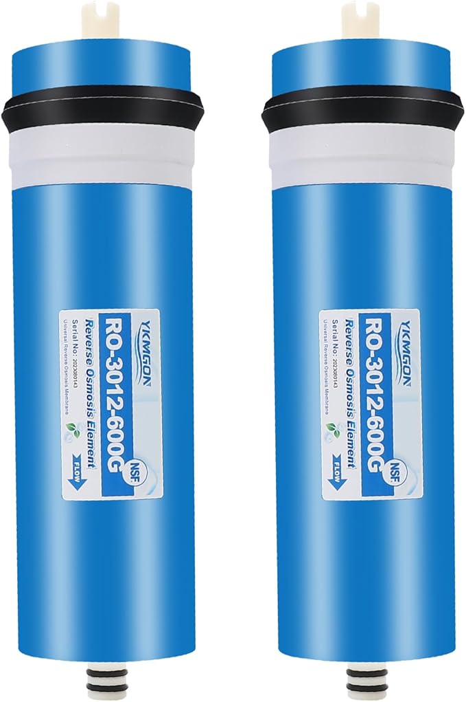 2Pack 600 GPD Universal Reverse Osmosis RO Membrane Element，3.0"x12" by YKMGON