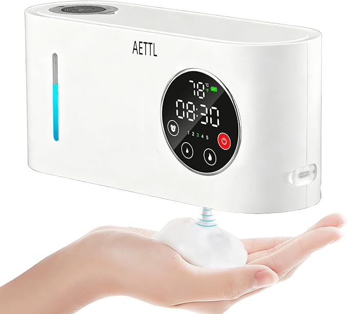 Touchless Automatic Foaming Hand Soap Dispenser Wall Mount, Kitchen Bathroom - Image 2