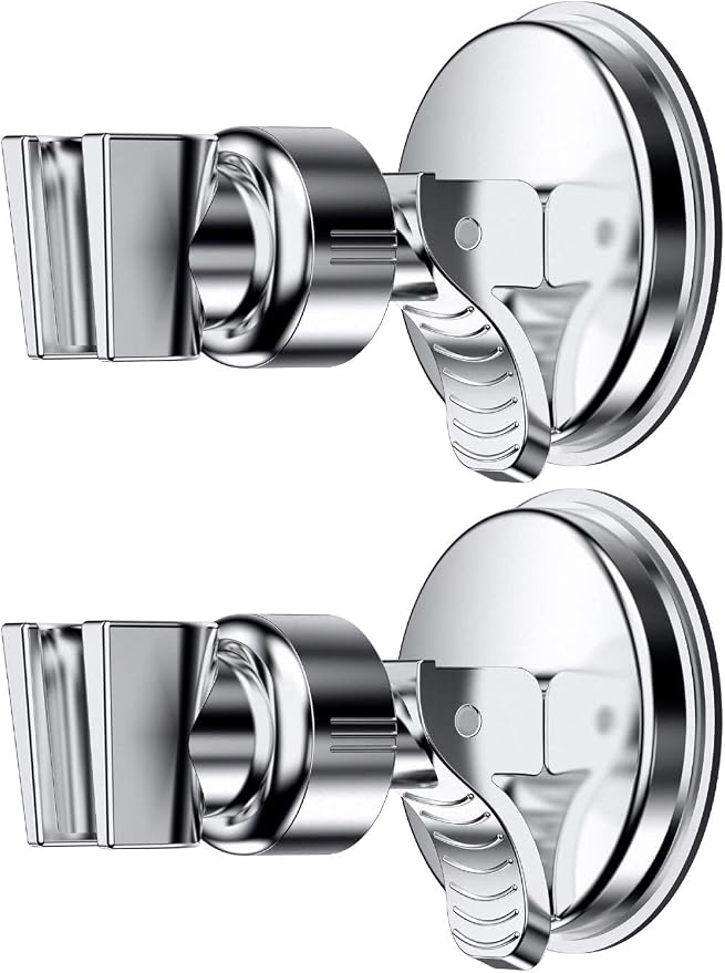 Adjustable Shower Head Holder, Bathroom Suction Cup Handheld Shower Head Bracket by Gelme+Nutri