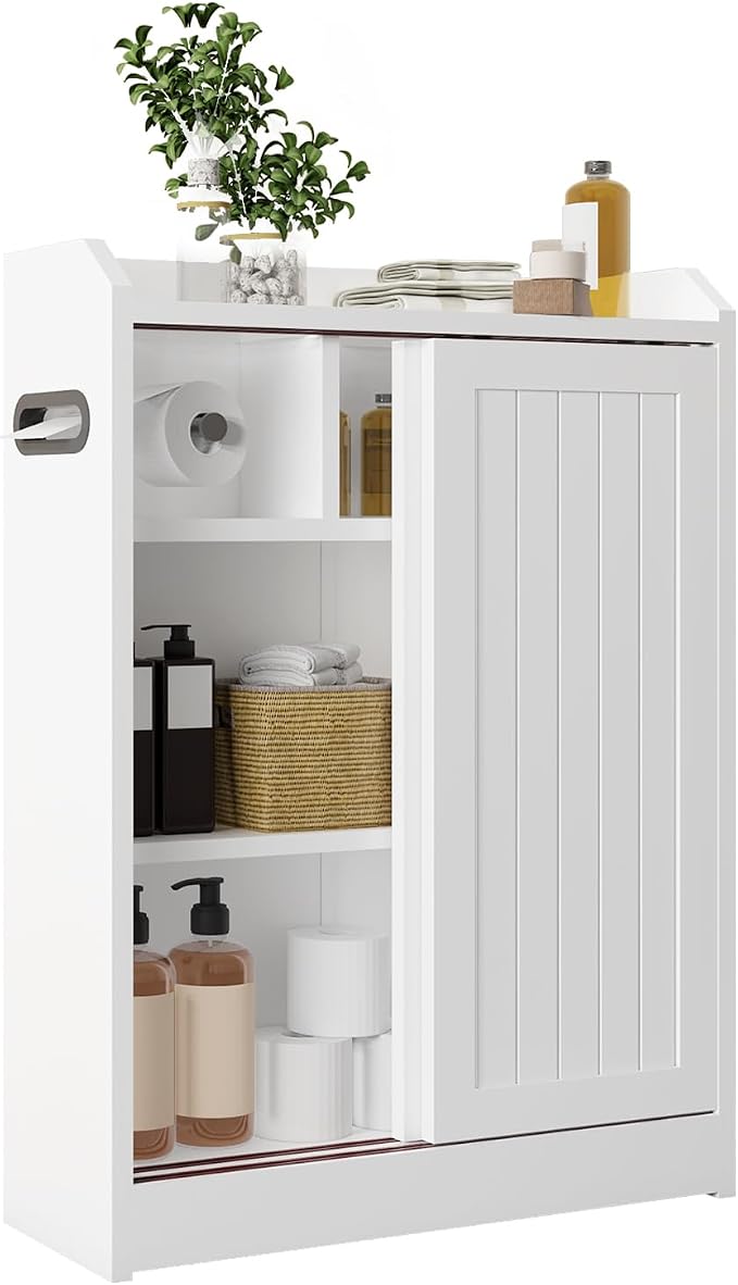 Small Bathroom Cabinet, Bathroom Storage Cabinet by Chyanmoo