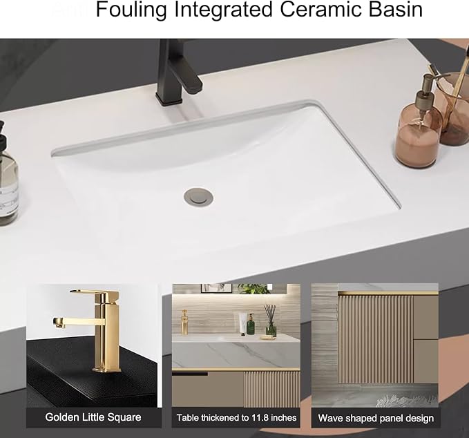 Floating Bathroom Vanity - 88IN Bathroom Vanity - Image 5