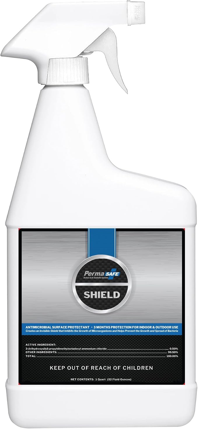 PermaSafe SHIELD, 90-Day Antimicrobial Surface Protectant; Mold, Algae and Odor by PermaSafe