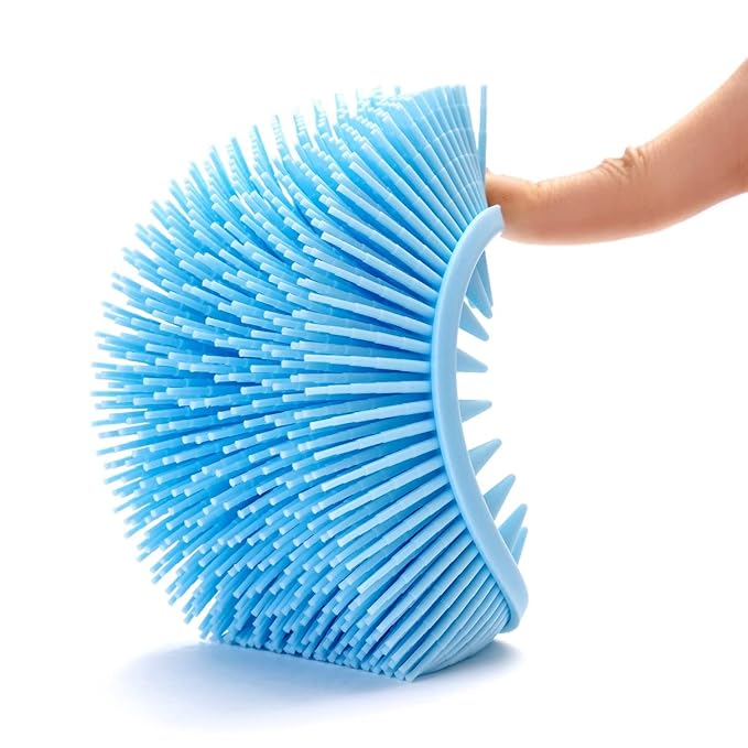 Premium Sensory Brush for Kids or Autism, Soft Silicone Body Scrubber, 2 in 1 - Image 4