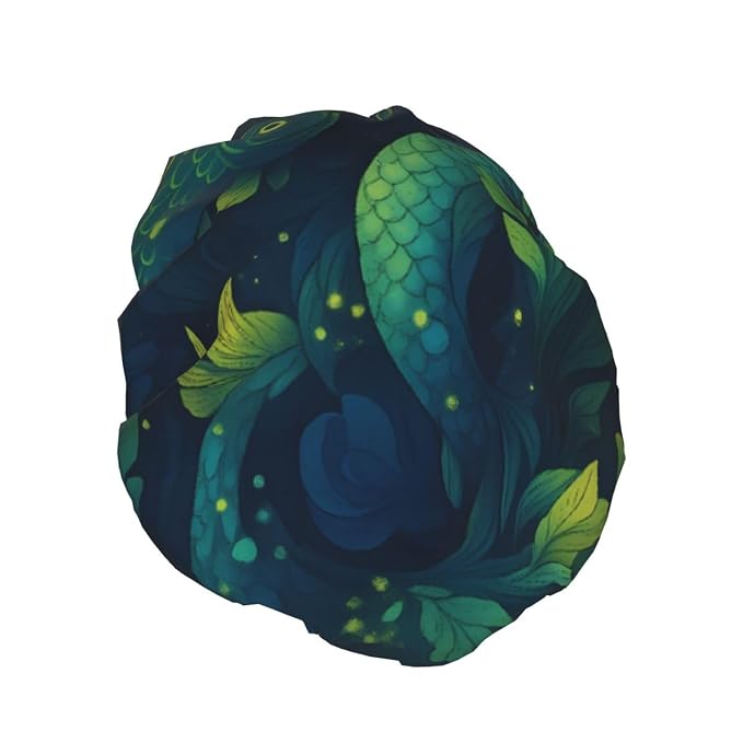 Dreamy Fish and Seaweed Shower Cap - Image 2