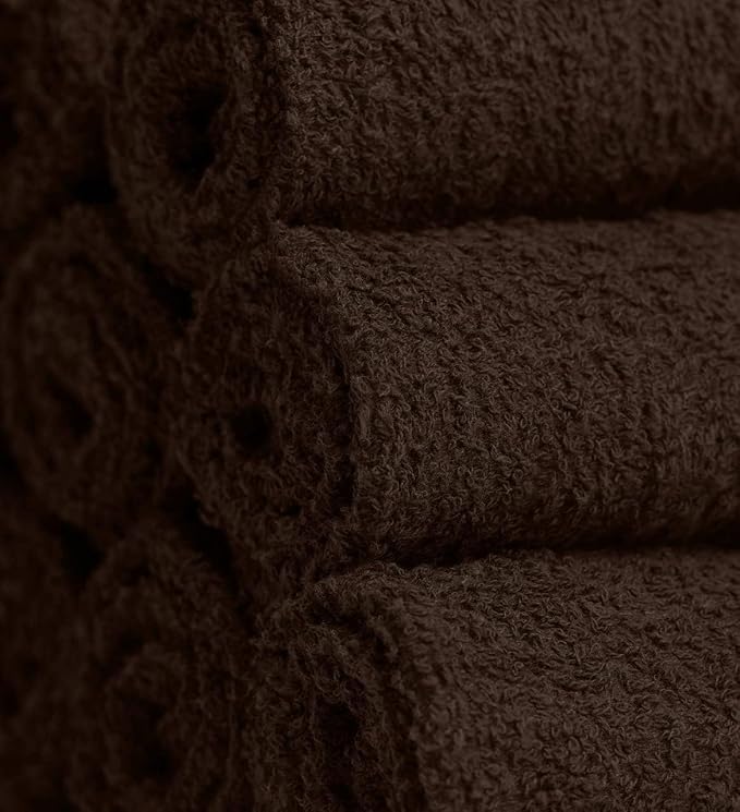 Softolle 100% Cotton Ring Spun Wash Cloths – Bulk Pack of Washcloths – 12x12 - Image 3