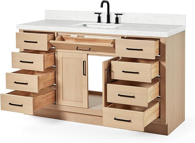 ARIEL 60" Inch Bathroom Vanity - Image 6