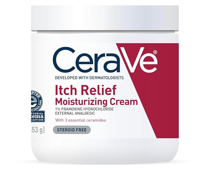 CeraVe Moisturizing Cream for Itch Relief, Anti Itch Cream by CeraVe